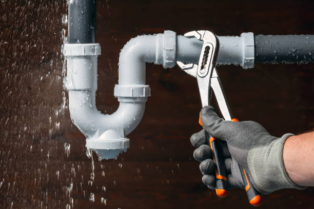 Professional Emergency Plumber technician working in Chapin, IL